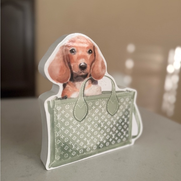 LOUIS VUITTON 3D WOOD HOME ACCENT DECOR - Picture 7 of 11